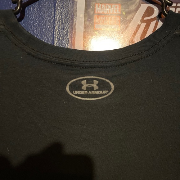 Under Armour 2XL Men’s Black Heatgear T Shirt - Picture 3 of 5